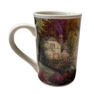 Thomas Kinkade Hometown Bridge Painting